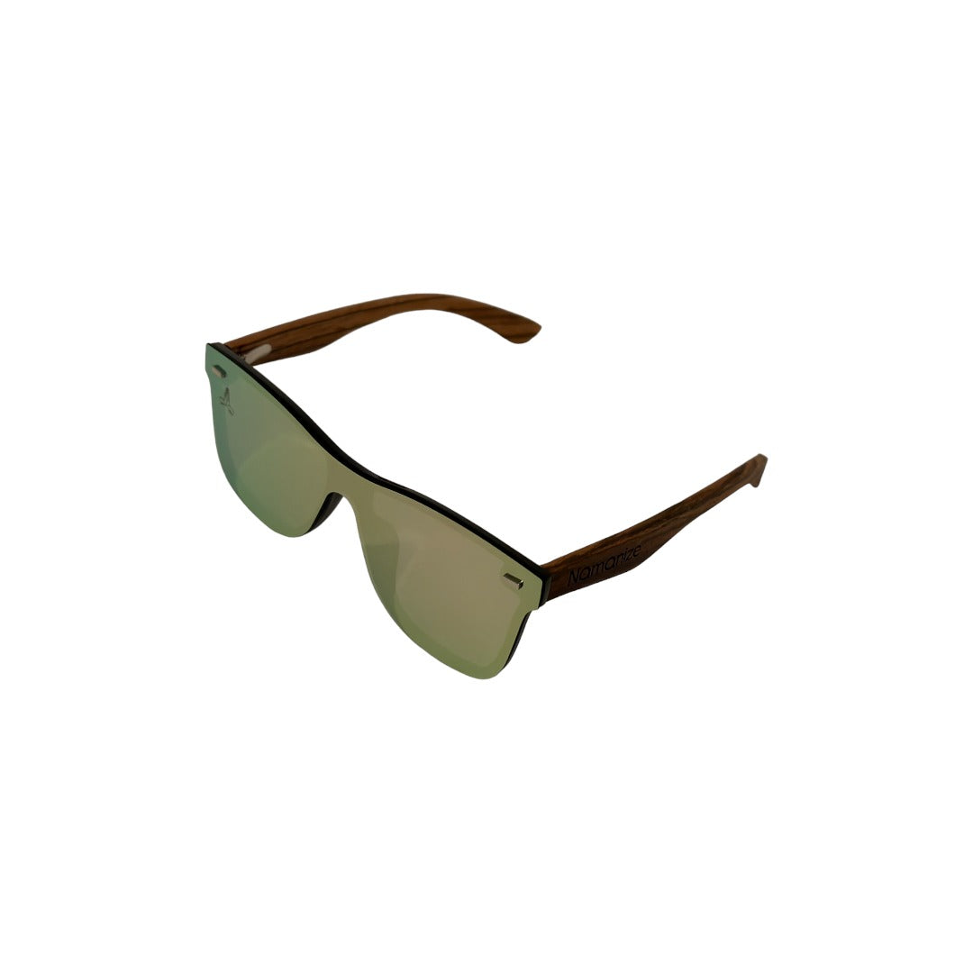 Shiny Wood Sunglasses